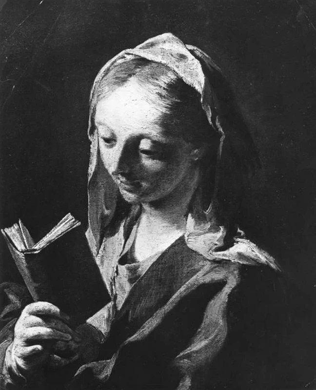  184-Giambattista Pittoni-Madonna che legge 